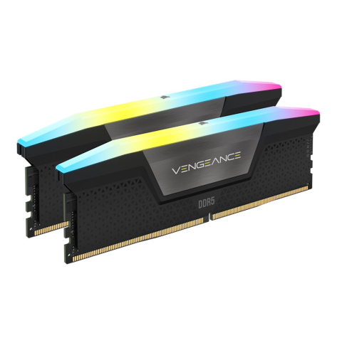 Pamięć CORSAIR VENGEANCE RGB 96GB 2x48GB DDR5 6000MHz DIMM CL 36-44-44-114 1.40V Intel XMP - BLACK