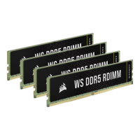 Pamięć CORSAIR WS 64GB 4x16GB DDR5 5600MHz RDIMM CL40-40-40-77 1.25V Intel XMP