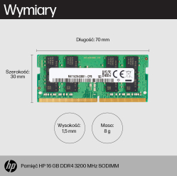 Pamięć HP 16GB 1x16GB DDR4 3200 SODIMM