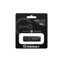 Pendrive KINGSTON IKLP50G2/128GB 128GB USB 3.2 Gen 1 IronKey Locker Plus 50 G2 FIPS 197 AES-256