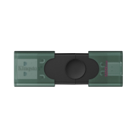 Pendrive KINGSTON DTDEG2/128GB 128GB USB-A USB-C 3.2 Gen 1 DataTraveler DuoG2 czarno-zielony