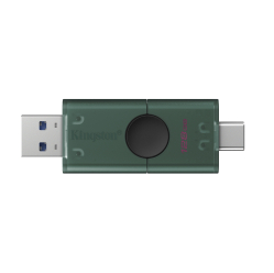 Pendrive KINGSTON DTDEG2/128GB 128GB USB-A USB-C 3.2 Gen 1 DataTraveler DuoG2 czarno-zielony