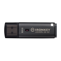 Pendrive KINGSTON IKLP50G2/32GB 32GB USB-A 3.2 Gen 1 IronKey Locker Plus 50 G2 FIPS 197 AES-256 czarny
