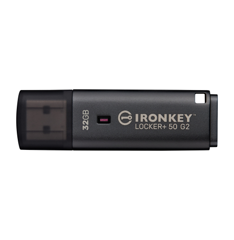 Pendrive KINGSTON IKLP50G2/32GB 32GB USB-A 3.2 Gen 1 IronKey Locker Plus 50 G2 FIPS 197 AES-256 czarny