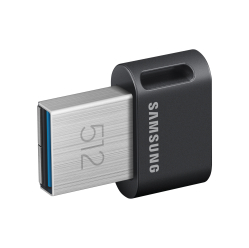 Pendrive Samsung MUF-512AB/APC FIT Plus 512GB USB-A 3.2 Gen 1 czarny, stal nierdzewna