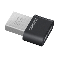 Pendrive Samsung MUF-512AB/APC FIT Plus 512GB USB-A 3.2 Gen 1 czarny, stal nierdzewna