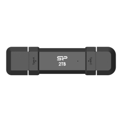 Pendrive Silicon Power SP250GBUC3S72VPK DS72 250GB USB-A USB-C 1050/850 MB/s czarny