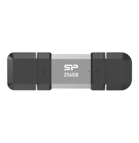 Pendrive Silicon Power SP256GBUC3C51V1S C51 256GB USB-A USB-C 200MB/s srebrny
