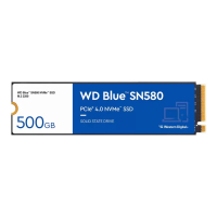 Dysk WD Blue SN580 NVMe SSD 500GB M.2 PCIe Gen4