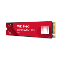 Dysk WD Red SSD SN700 NVMe 1TB M.2 2280 PCIe Gen3 8Gb/s internal drive for NAS devices POWERED BY SANDISK