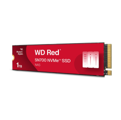 Dysk WD Red SSD SN700 NVMe 1TB M.2 2280 PCIe Gen3 8Gb/s internal drive for NAS devices POWERED BY SANDISK