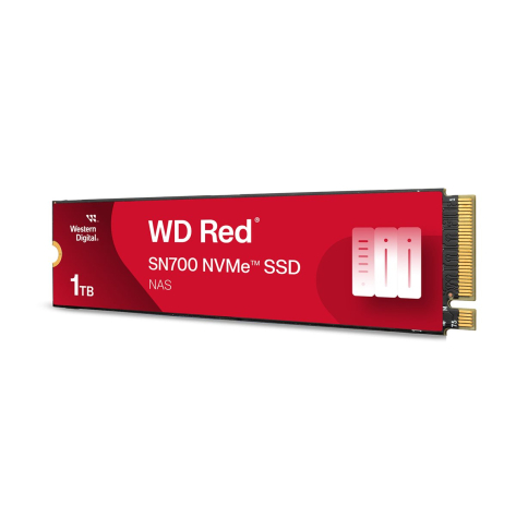 Dysk WD Red SSD SN700 NVMe 1TB M.2 2280 PCIe Gen3 8Gb/s internal drive for NAS devices POWERED BY SANDISK