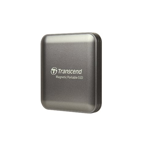 Dysk zewnętrzny TRANSCEND 1TB SSD ESD420C USB-C 20Gbps Magsafe Gray Steel