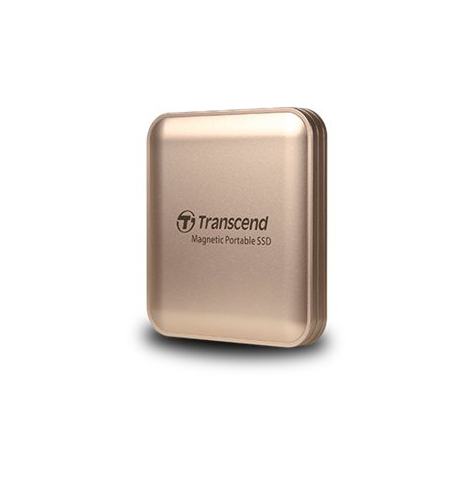 Dysk zewnętrzny TRANSCEND 2TB SSD ESD420G USB-C 20Gbps Magsafe Gold