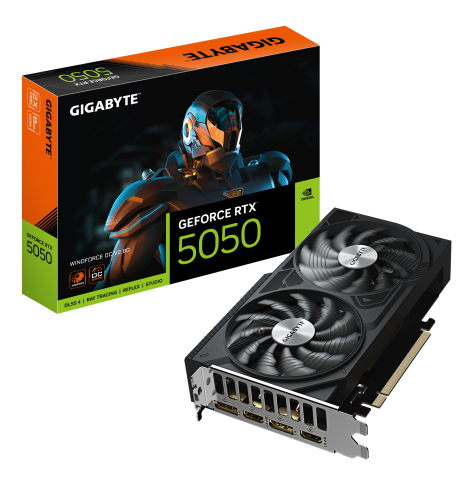 Karta graficzna GIGABYTE GeForce RTX 5050 WINDFORCE OC V2 8GB