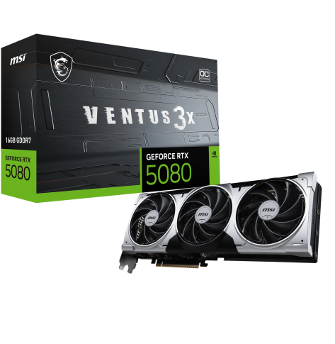 Karta graficzna MSI GeForce RTX 5080 16GB VENTUS 3X OC PLUS