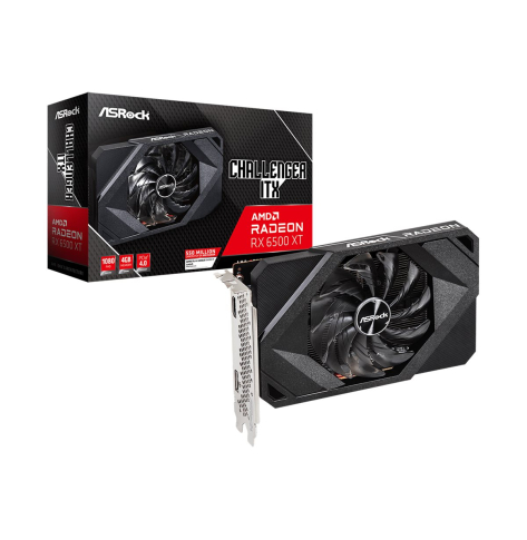 Karta graficzna ASROCK RX 6500 XT Challenger ITX 4GB GDDR6 1xDP 1.4 DSC 1xHDMI 2.1 VRR