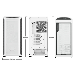 Obudowa BE QUIET BGW62 Shadow Base 800 DX Case Midi tower biały