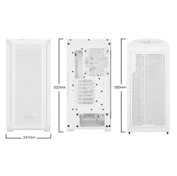 Obudowa BE QUIET BGW64 Shadow Base 800 FX Case Midi tower biały