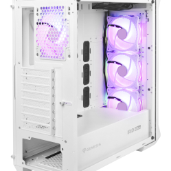 Obudowa NATEC NPC-1872 GENESIS Irid 505 ARGB Midi Tower biała