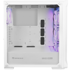 Obudowa NATEC NPC-1872 GENESIS Irid 505 ARGB Midi Tower biała