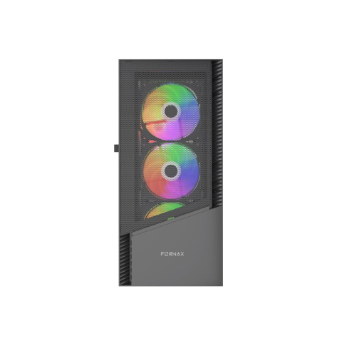 Obudowa EMBIRD CCC-FC-4300 ATX Fornax 4300 ARGB Midi Tower czarna