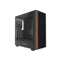 Panel przedni GEMBIRD CCC-FC-WOOD imitacja drewna Midi Tower czarna
