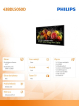 Monitor wielkoformatowy Philips 43BDL5050D 42.5 16:9 8ms Public Display 