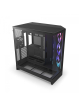 Obudowa NZXT CM-H92FB-R1 H9 FLOW RGB (2025) z oknem Midi Tower czarna