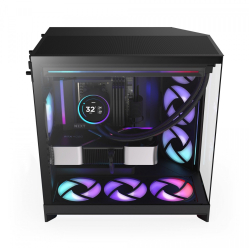 Obudowa NZXT CM-H92FB-R1 H9 FLOW RGB (2025) z oknem Midi Tower czarna