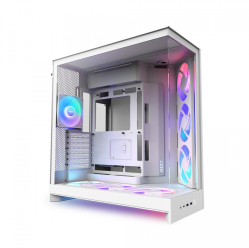 Obudowa NZXT CM-H92FW-P1 H9 FLOW RGB+ Midi tower z oknem biała 