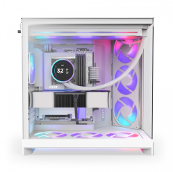 Obudowa NZXT CM-H92FW-P1 H9 FLOW RGB+ Midi tower z oknem biała 