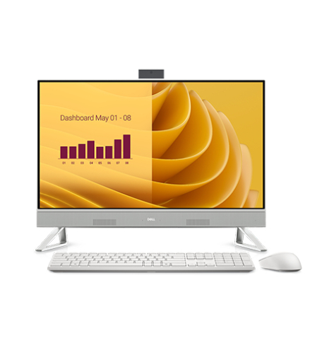 Komputer DELL 27 AIO EC27250 27 FHD Core 7 150U 16GB 1TB SSD WIFI BT W11P 3YPS Pearl White