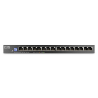 Switch ZYXEL GS1100-16ES Slimline 16 port Gigabit DIP selector Unmanaged