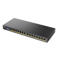 Switch ZYXEL GS1100-16EPS Slimline PoE+ 135W 16 port Gigabit DIP selector Unmanaged