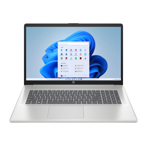 Laptop HP 17-cn4007nw 17.3 FHD IPS Core 7 150U 16GB 512GB 1080p 41Wh Win11 Natural Silver 2Y