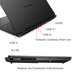 Laptop HP OMEN 17-db0128nw 17.3 FHD IPS AG Ryzen 5 8645HS 16GB 512GB RTX4060 Win11 2Y