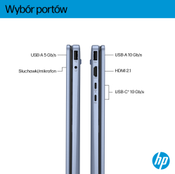 Laptop HP OmniBook 5 Flip 14-fp0004nw Core 5 120U 142K Touch IPS 16GB LP512GB 1080p 68Wh Win11 Blue Sky 2Y