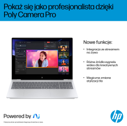 Laptop HP OmniBook 7 16-az0222nw Core 5 210H 162K AG 16GB 512GB 5 Mpx IR 70Wh Win11 Glacial Silver 2Y