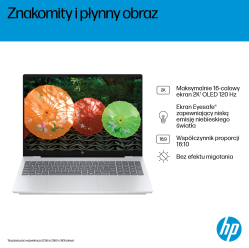 Laptop HP OmniBook 7 16-az0222nw Core 5 210H 162K AG 16GB 512GB 5 Mpx IR 70Wh Win11 Glacial Silver 2Y