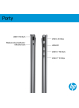 Laptop HP OmniBook X Flip 16-ar0016nw 16 2K Touch OLED IPS Ryzen AI 5 340 16GB 1TB Radeon 840M 68Wh Win11 Meteor Silver 2Y