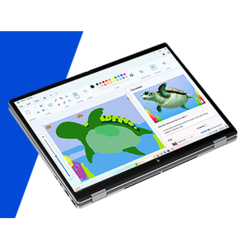Laptop HP OmniBook X Flip 16-ar0016nw 16 2K Touch OLED IPS Ryzen AI 5 340 16GB 1TB Radeon 840M 68Wh Win11 Meteor Silver 2Y