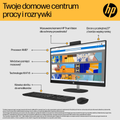 HP 27-cr0232nw AIO Ryzen 5 7520U 27.0FHD IPS AG 16GB 512GB Radeon 610M Win11 2Y Shell White