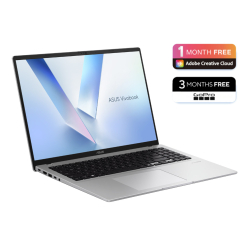 ASUS Vivobook 16 X1607AA-MB010W 16 WUXGA IPS 60Hz Ultra 5-325 16GB 512GB WIFI BT 42WHrs Win11 Cool Silver