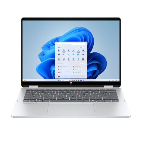 Laptop HP OmniBook Flip 14 WUXGA Touch IPS Ryzen AI 5 340 16GB 512GB BT BLKB x360 Win11 Meteor Silver 2Y