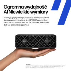 HP ZGX Nano G1n AI GB10 128GB 4 TB Linux Mini AI Workstation AI Czarny