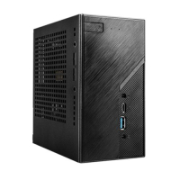 ASRock Barebone Deskmini B860 HDMI DP TB4 czarny DDR5