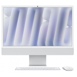 Apple iMac 24 AIO M4 10 10, 24GB, 512GB SSD - Srebrny