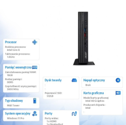 Acer Veriton PC VVN4720GT i5-14400 16GB 512GB W11PRO 3Y