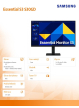 Samsung Monitor 24 cale S30GD IPS 1920x1080 FHD 16:9 1xHDMI 1xD-Sub 5ms 100Hz płaski 3YOn-Site (LS24D304GAUXEN)